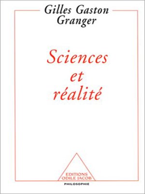 cover image of Sciences et Réalité